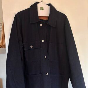 Used Naked & Famous Chore Coat in Indigo - Size: L